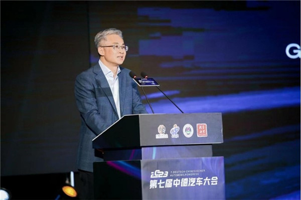 嘉興市人民政府市長(zhǎng)李軍致辭。主辦方供圖