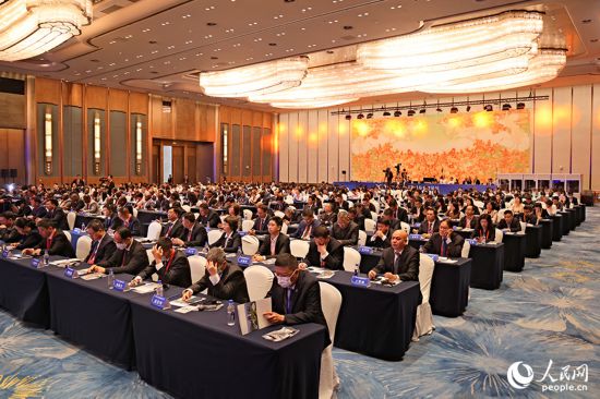 與會嘉賓濟濟一堂。人民網(wǎng)記者 陳博攝