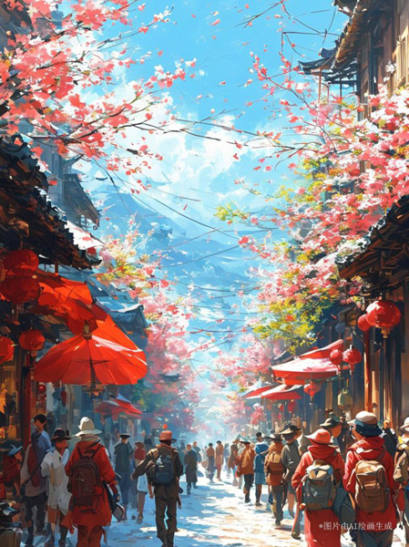 【巳巳如意萬象新】漫評丨紅紅火火中國年，照見新年新圖景