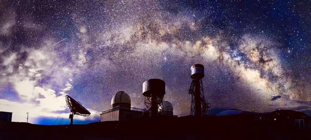 阿里暗夜星空。貢覺群培攝